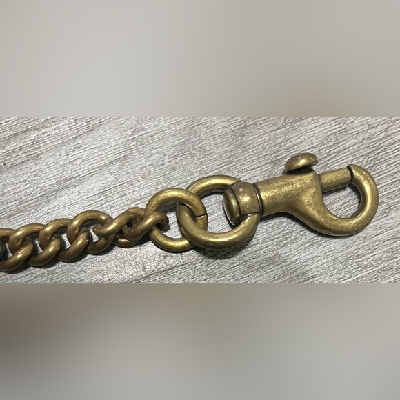 Coach Brass Chain Strap! - Picture 3 of 7